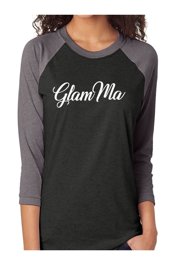 GlamMa Unisex 3/4 Sleeve Baseball Raglan Tee