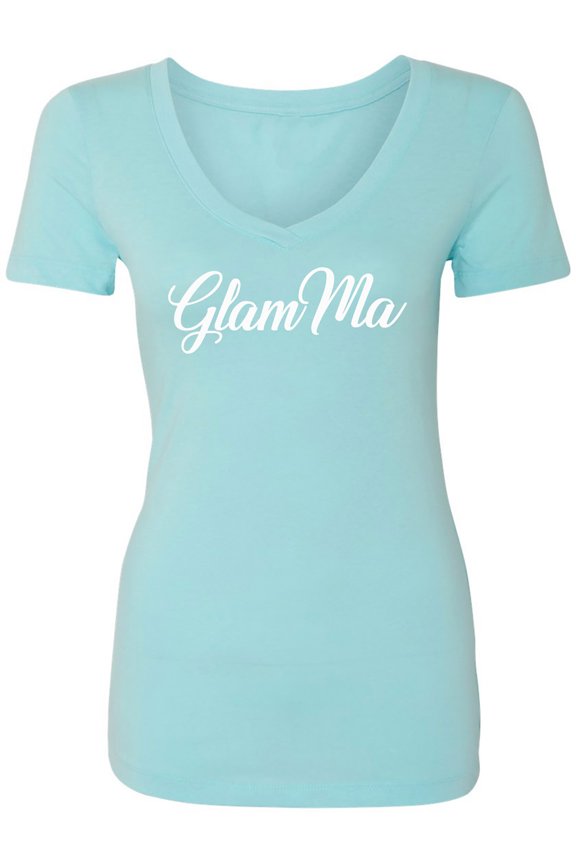 GlamMa Womens V-Neck T-Shirt