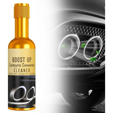 Glamatic Catalytic Cleaner, 2 PCS Catalytic Converter Cleaner, Auto Parts Engine Cleaner, Fuel and Exhaust System Cleaner, Exhaust Pipe Carbon Removal Cleaner, Fuel System Treatment Oil Additive
