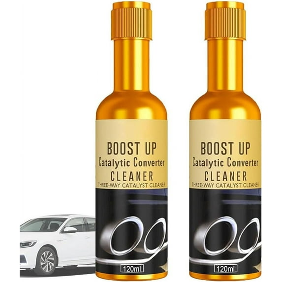 Glamatic Catalytic Cleaner, Glamatic Boost up Catalytic System Cleaner, Fuel & Exhaust System Cleaner, Catalytic Converter Cleaning Solution, Engine Carbon Cleaner for Performance Optimizatio