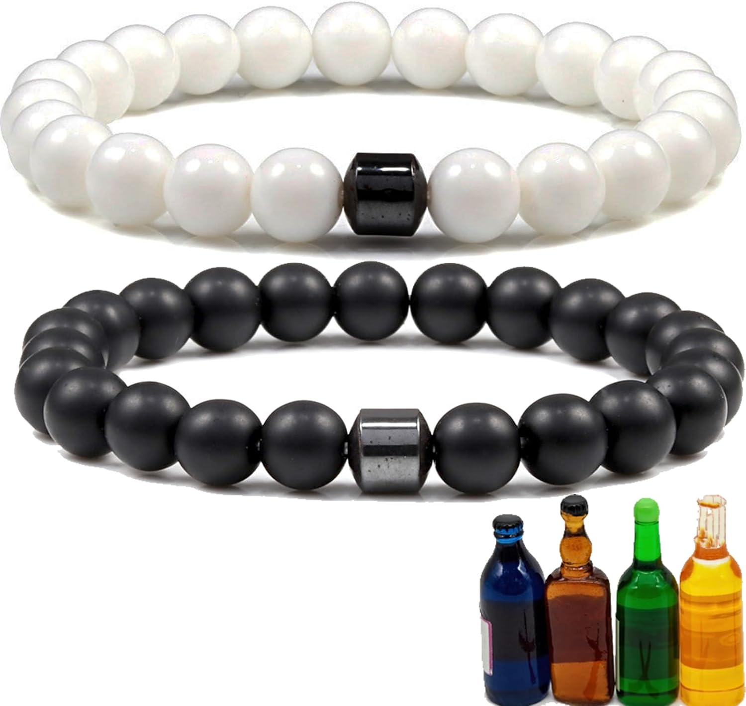 Bracelet Anti-alcool Glame - Lot De 3, Pour Homme Et Femme - Rappel Discret Pour Vie Sobre, Bien-être