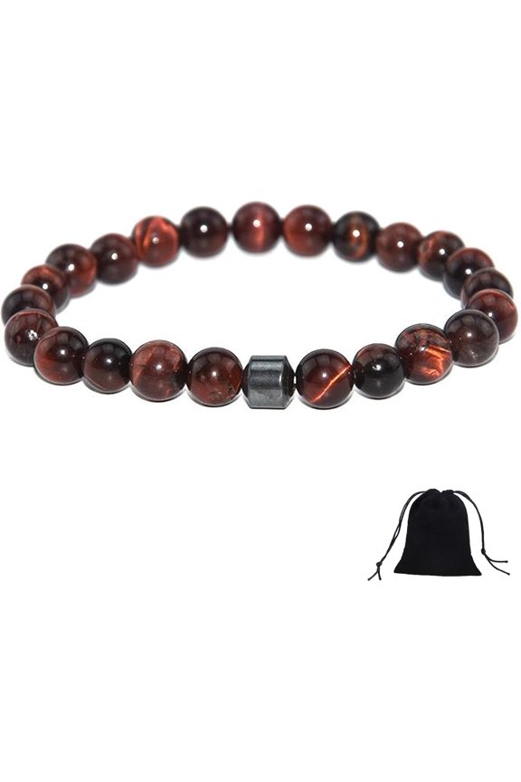 Glame Anti Alcohol Bracelet for Women & Men, Glame International Adjustable Anti-Alcohol Magnetic, GM Magnetic Bead to Reduce the Urge to Drink, Relieve Stress & Anxiety