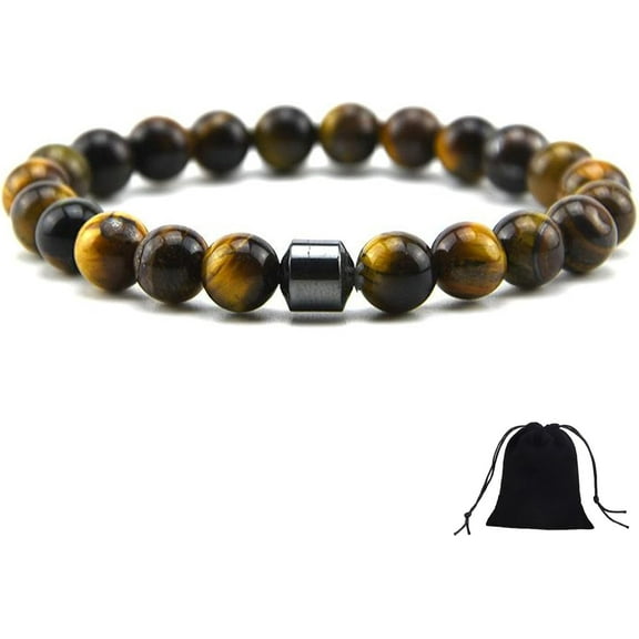 Glame Anti Alcohol Bracelet for Women & Men, Glame International Adjustable Anti-Alcohol Magnetic, GM Magnetic Bead to Reduce the Urge to Drink, Relieve Stress & Anxiety