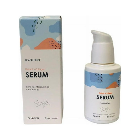Glamfox Double Effect Retinol and Collagen Serum 1.76 oz Revitalizing