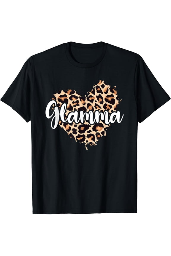 Glamma Leopard T-Shirt BLACK Unisex S-5XL Hot Trending Shirt, Vintage Birthday Gift