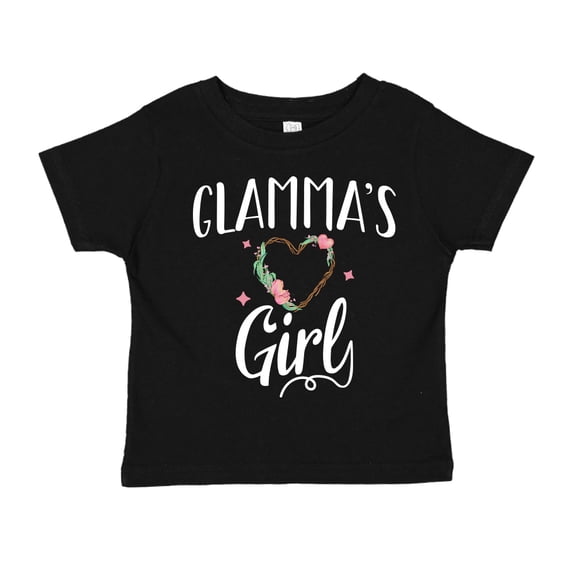 Glamma's Girl Toddler T-Shirt 3T Black