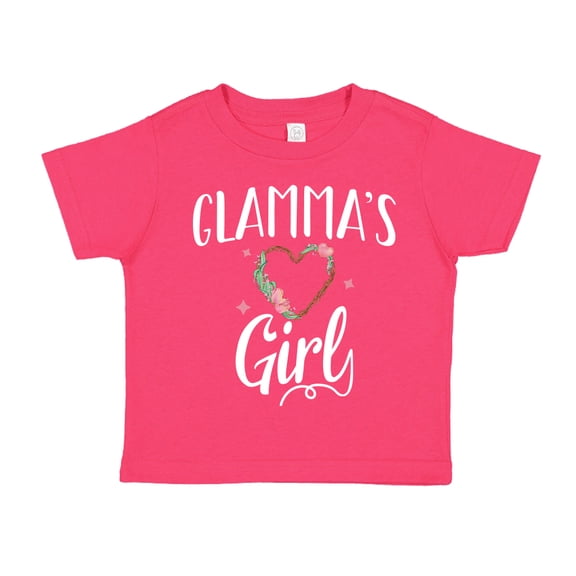 Glamma's Girl Toddler T-Shirt 3T Cyber Pink