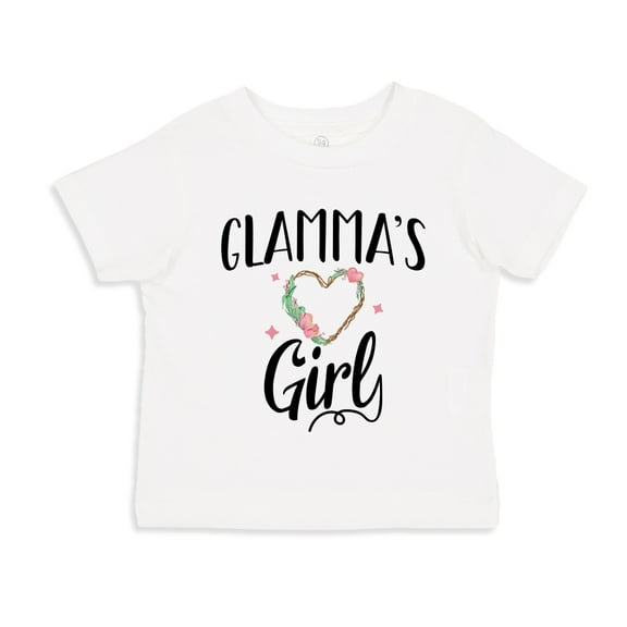 Glamma's Girl Toddler T-Shirt 4T White