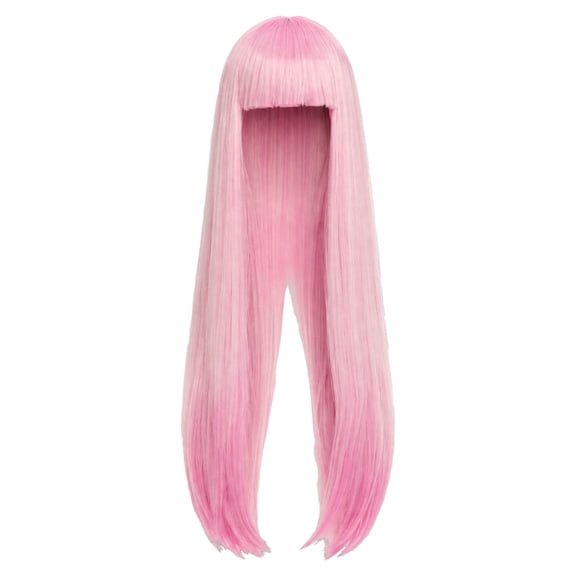 Glamorama Wig Costume Accessory for Adults, Pink, Halloween by Way To Celebrate