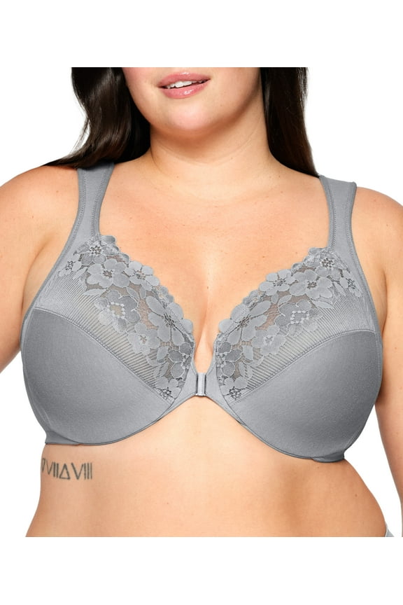 Front-Closure Cotton WonderWire Underwire Bra 1241 (Women's & Women's Plus)