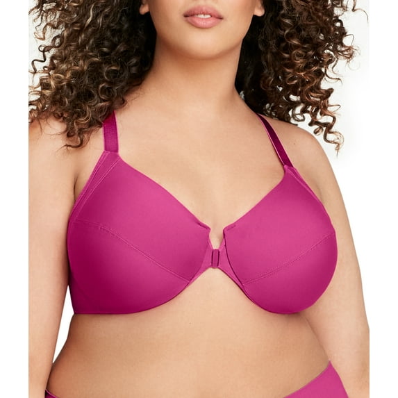 Glamorise Front-Closure Smoothing WonderWire Underwire Bra 1247 (Women's & Women's Plus)