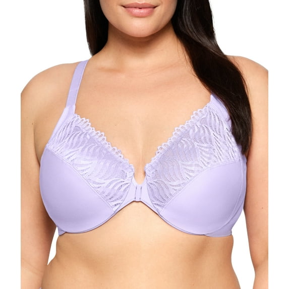 Glamorise Front-Closure T-Back WonderWire Underwire Bra 1246 (Women's & Women's Plus)