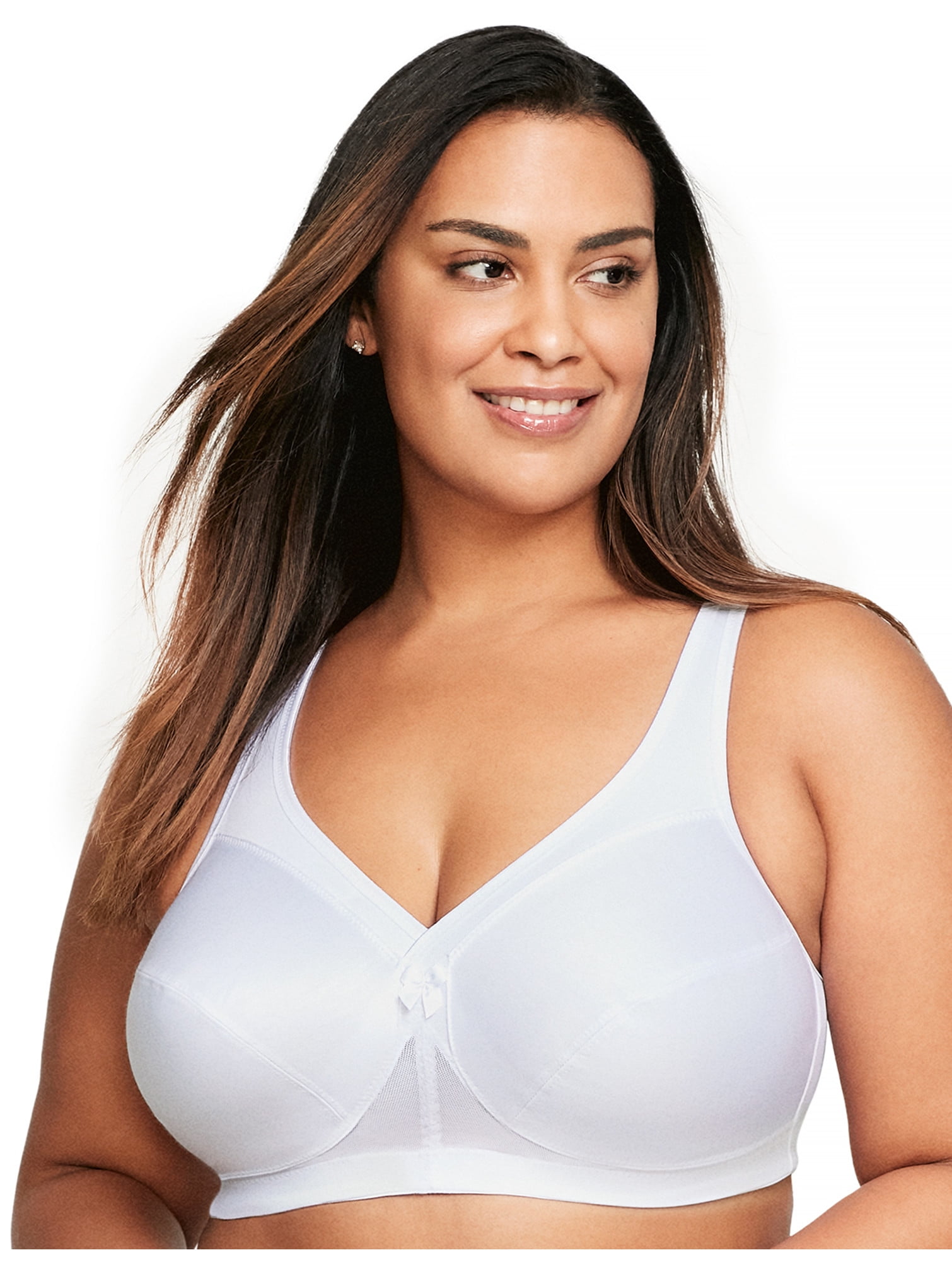 Glamorise Full Figure Plus Size MagicLift Active Support Bra Wirefree #1005  