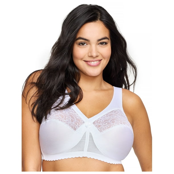 Glamorise Full Figure Plus Size MagicLift Original Support Bra Wirefree