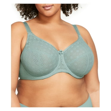 Glamorise Lace Comfort WonderWire Underwire Bra 9855 (Women's & Women's Plus)