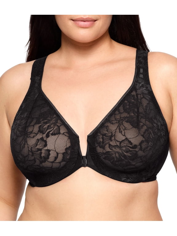 Lacey T-Back Front-Closure WonderWire Underwire Bra 9246 (Women's & Women's Plus)