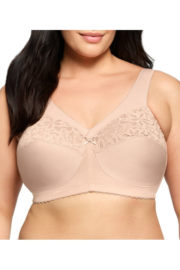 MagicLift Cotton Support Wirefree Bra 1001 (Women's & Women's Plus)