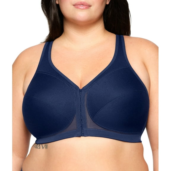 Glamorise MagicLift Front-Closure Posture Back Wirefree Bra 1265 (Women's & Women's Plus)