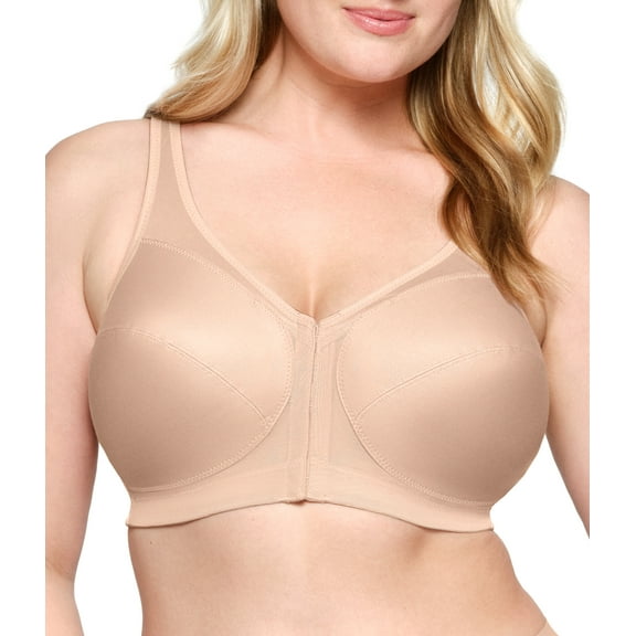 Glamorise MagicLift Front-Closure Posture Back Wirefree Bra 1265 (Women's & Women's Plus)