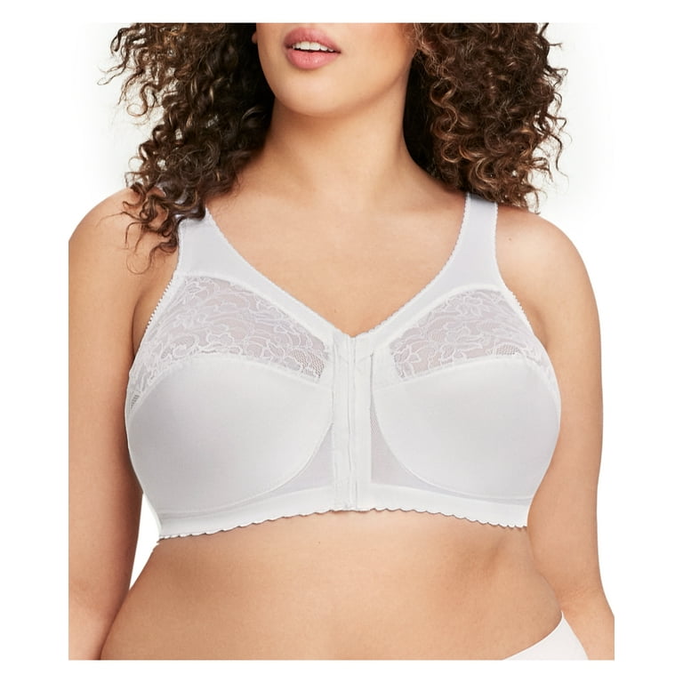 Glamorise MagicLift Front-Closure Support Wirefree Bra 1200