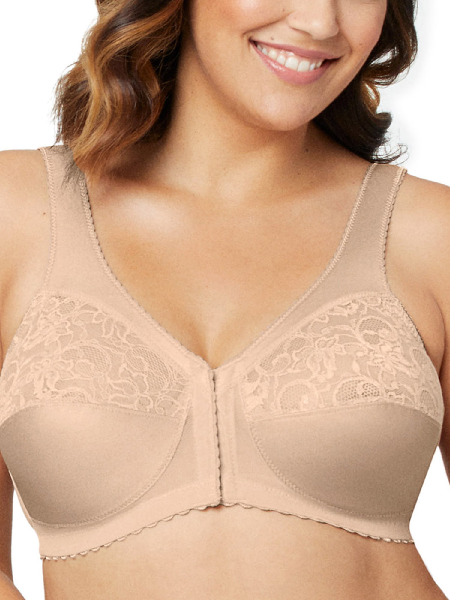 Glamorise MagicLift Front-Closure Support Wirefree Bra 1200 (Women's &  Women's Plus) 