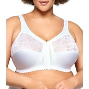 Glamorise MagicLift Front-Closure Support Wirefree Bra 1200 Womens & Womens Plus