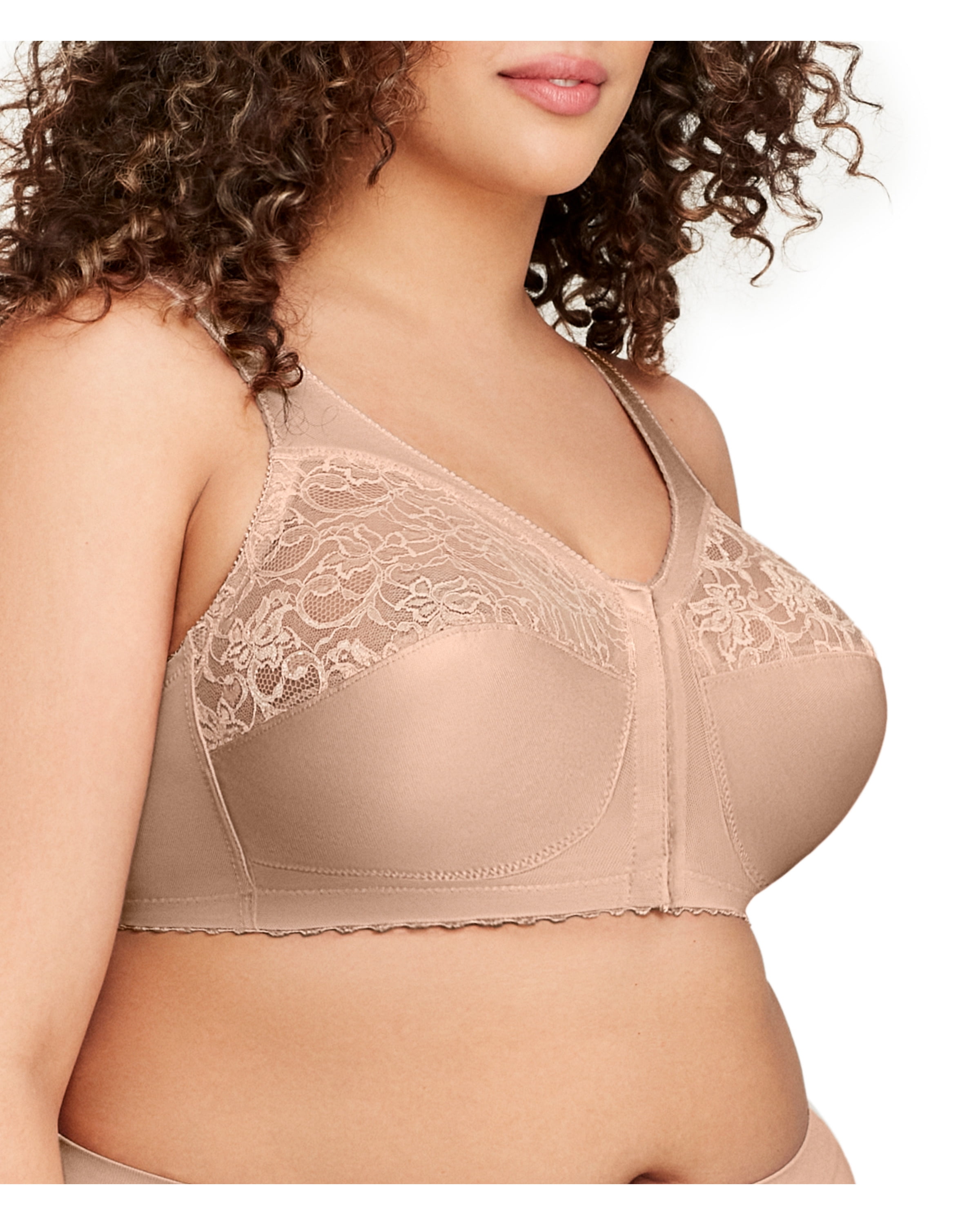 Glamorise MagicLift Front-Closure Support Wirefree Bra 1200 (Women's & Women's  Plus) 