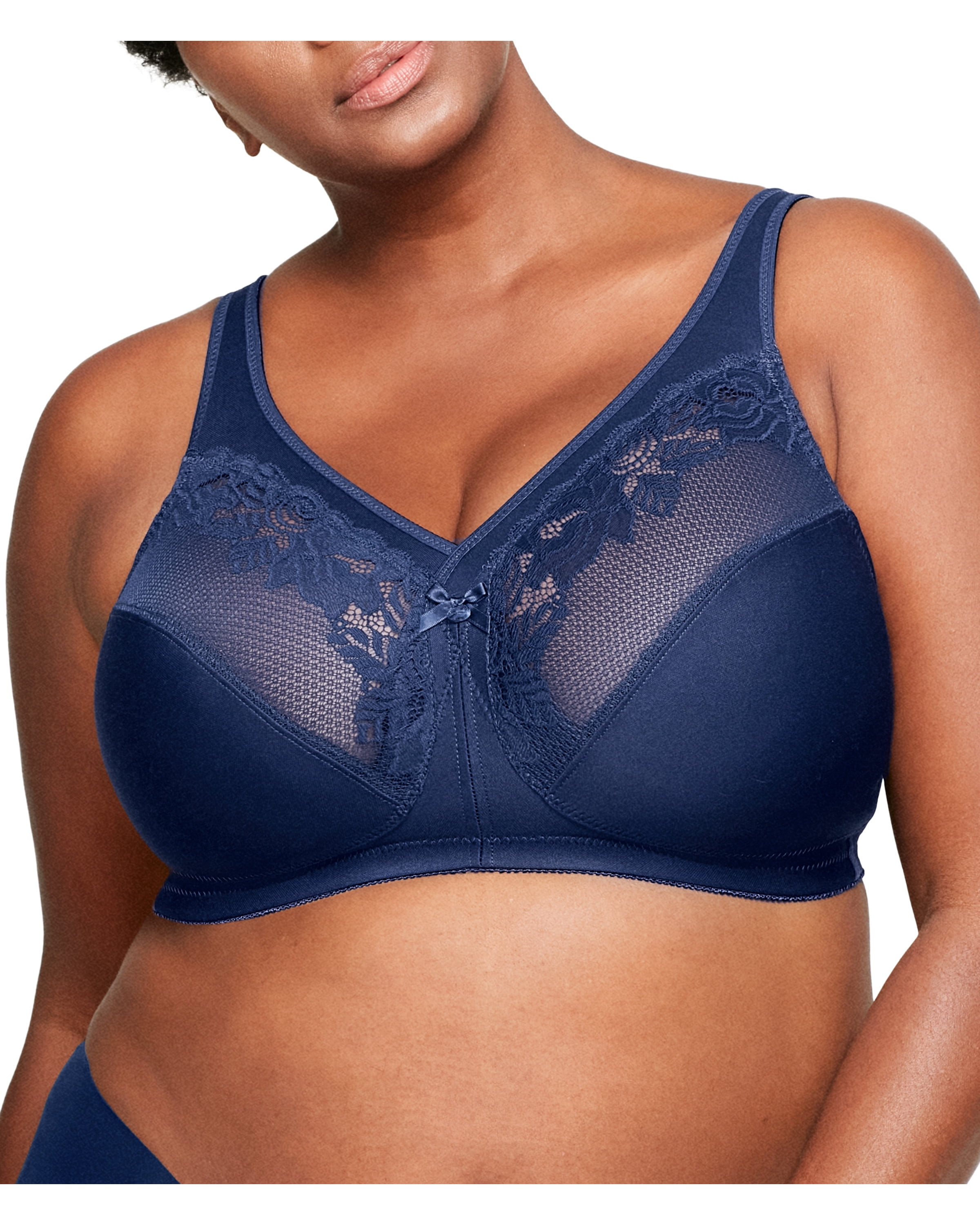 Playtex 18 Hour 4912 Undercover Slimming Wirefree Bra Cafe Au Lait 44D  Women's 