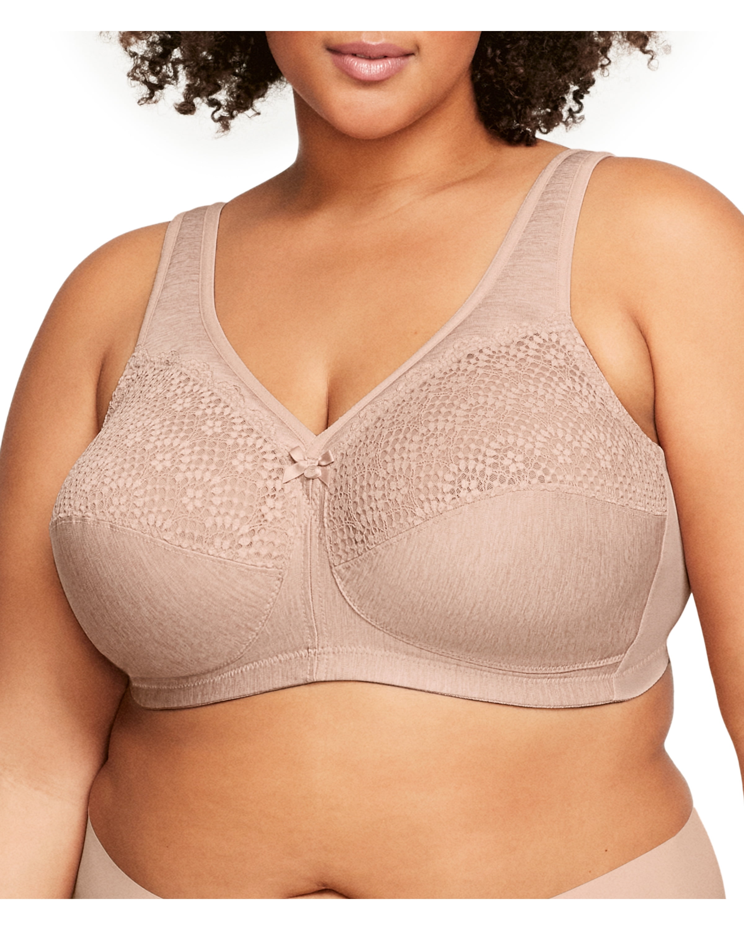 Glamorise MagicLift Moisture Control Wirefree Bra 1064 (Women's & Women's  Plus)