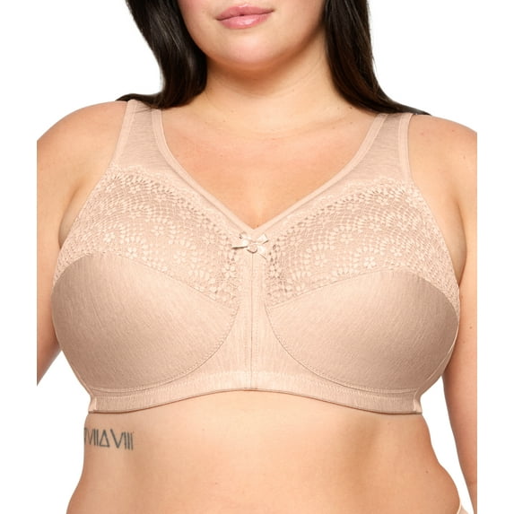 Glamorise MagicLift Moisture Control Wirefree Bra 1064 (Women's & Women's Plus)