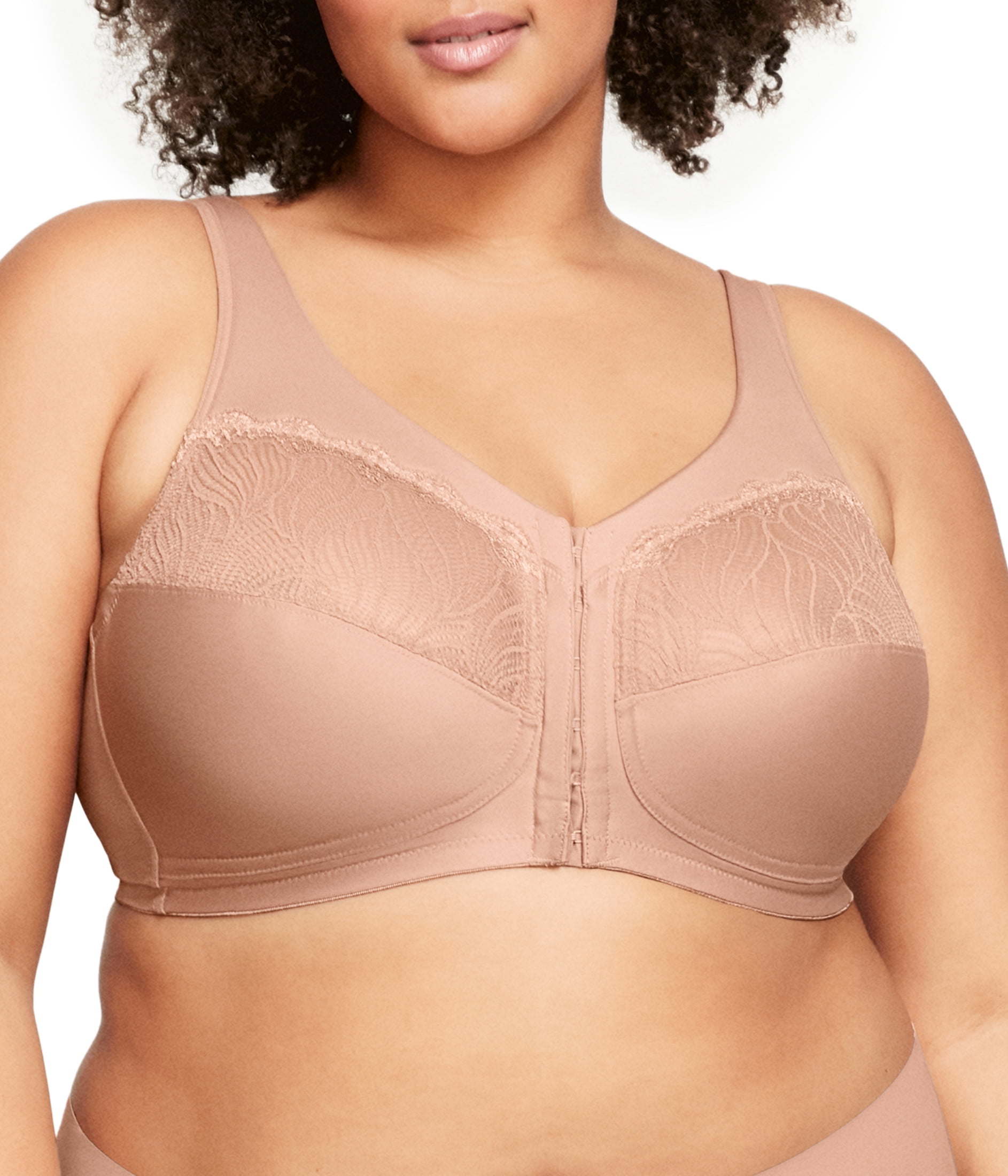 Glamorise MagicLift Natural Shape Front-Closure Wirefree Bra 1210 (Women's & Women's Plus)