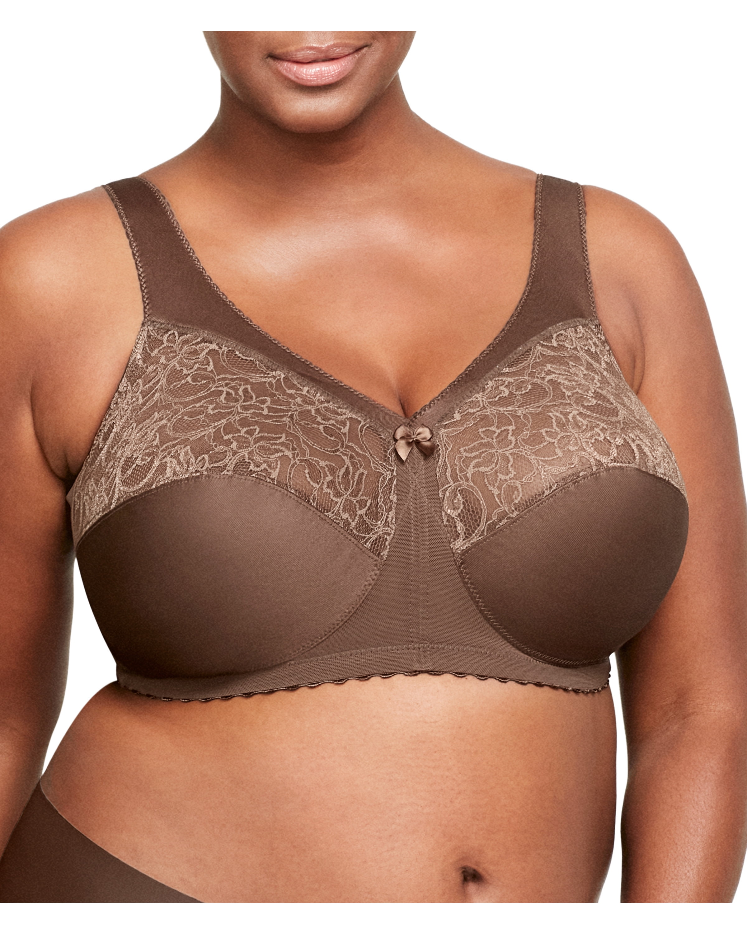 Glamorise Women's Full Figure MagicLift Non-Padded Wirefree T-Shirt Bra  #1080, Café, 36C : : Clothing, Shoes & Accessories