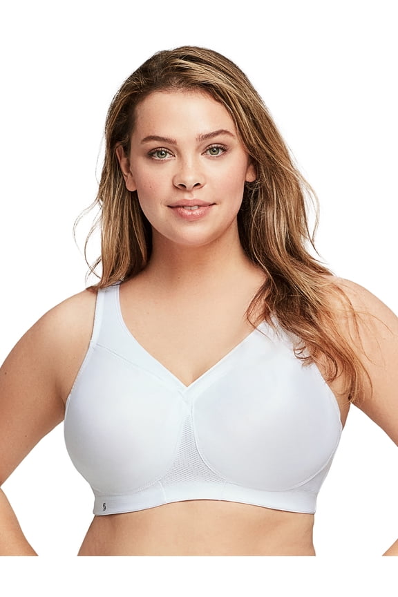 Glamorise MagicLift Seamless Sports Wirefree Bra 1006 (Women's & Women's Plus)