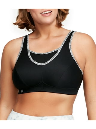 Women's Front Closure Bra No-Bounce High-Impact Breast Support Band Bra  Adjustable Breast Support Shaper Sports Bra 