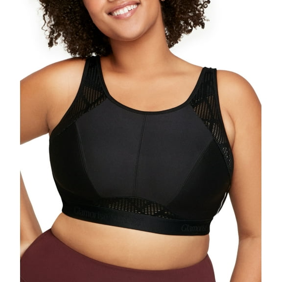 Glamorise No-Sweat Mesh Sports Wirefree Bra 1068 (Women's & Women's Plus)