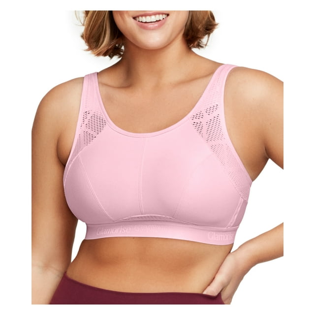 Glamorise No-Sweat Mesh Sports Wirefree Bra 1068 (Women's & Women's Plus) - Walmart.com