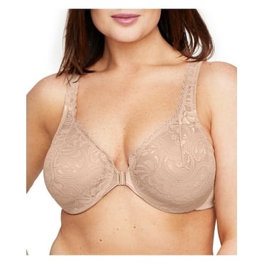 Glamorise WonderWire Front-Closure Stretch Lace Underwire Bra 9245 (Women's & Women's Plus)