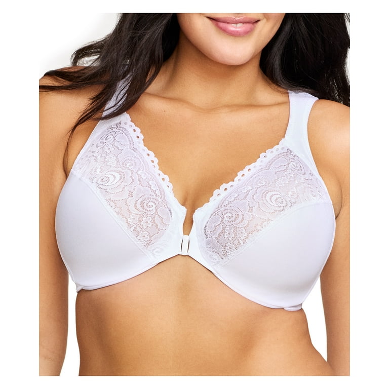 Glamorise Womens Full Figure Wonderwire Front Close Bra #1245 Full Coverage  Bra : : Clothing, Shoes & Accessories