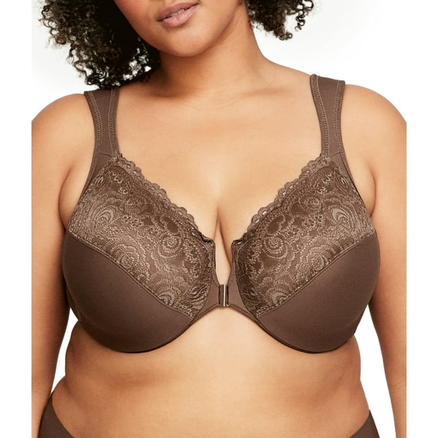 Glamorise WonderWire Front-Closure Underwire Bra 1245 (Women's & Women's Plus)
