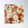 thumbnail image 1 of Glamorous Botanicals: Seamless Flower Design Poster Wall Art, Modern Wall Decor For Living Room Bedroom, 24x24 UNFRAMED, 1 of 3