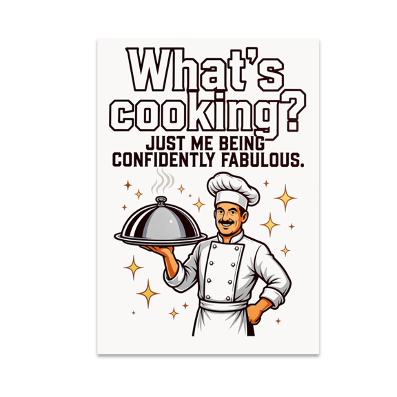 Glamorous Cooking Wall Art - Kitchen Enthusiast - 13x19 Poster Print