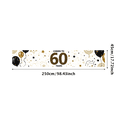 thumbnail image 1 of Glamorous Glittery 60 Years Celebration Banner Backdrop Party Supplies for 60th Birthday Decorations Photography Props Party Background Decors, 1 of 8