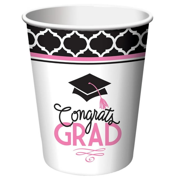 Glamorous Graduation 9 Oz H/C Cups