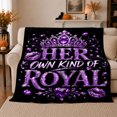 thumbnail image 1 of Glamorous Royal Crown Jeweled Heart, Dramatic Artistic Scene, Warm Flannel Blanket for Living Room and Bedroom, Art Lovers Valentine's Day Gift, Artistic Home Decor, 1 of 9