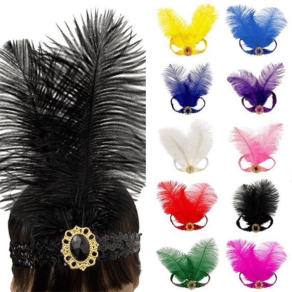 Glamorous Sequin Headband 1920s Inspired Vintage Headpiece for Women's Parties and Events