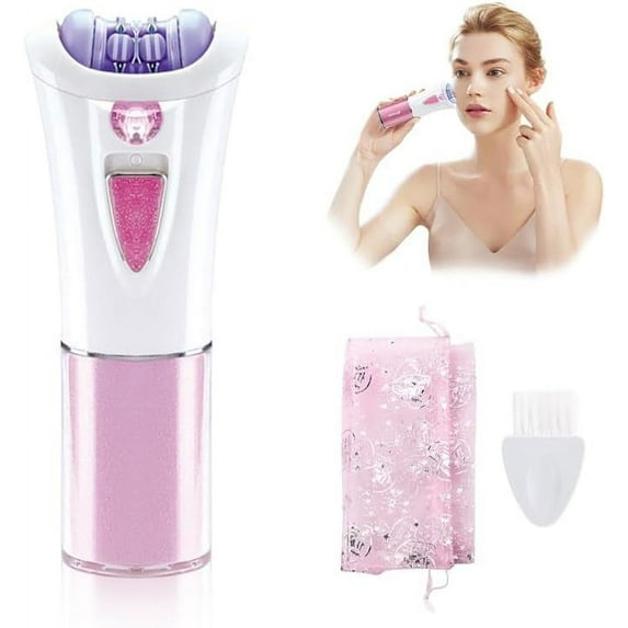 Glamorous Skin Epilator for Face, 2024 New Smooth Glide Epilator for Women Facial Hair, Cordless Electric Skin Hair Remover with Light, Hair Removal Equipment for Women(1PCS)