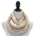 thumbnail image 1 of Glamorous Vegan Mink Infinity Womens Cozy Scarf (Blush), 1 of 2