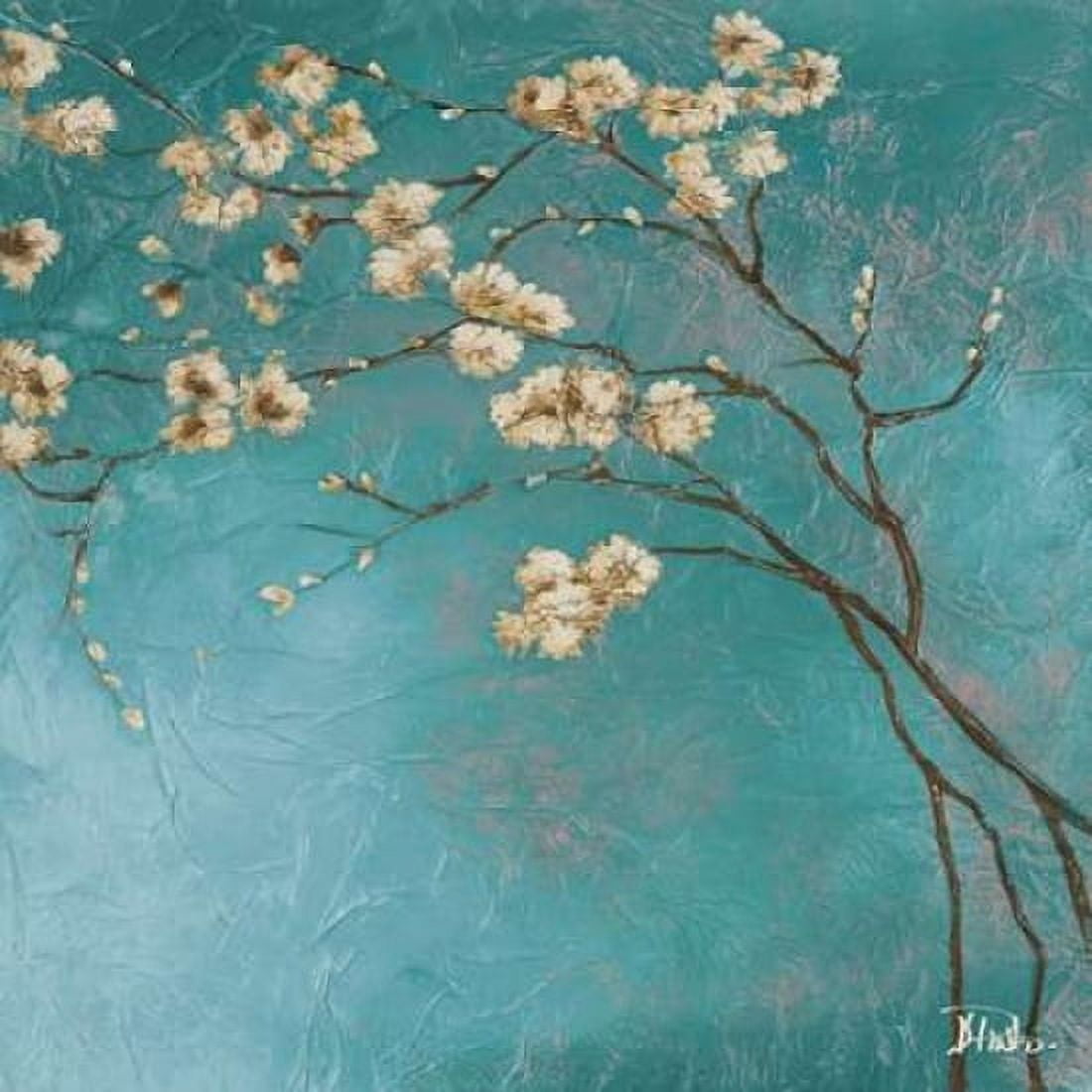 Glamorous on Teal II Canvas Art - Patricia Pinto (24 x 24)