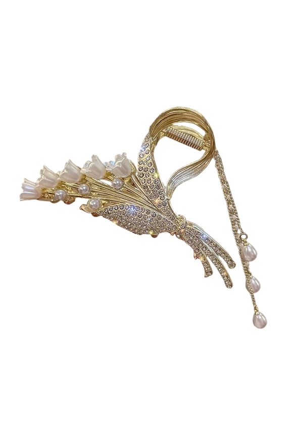 Glamorously Rhinestones Hairpin Reinforced Grip Hairpin Suitable For Fine Hair
