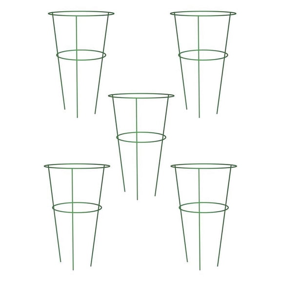 Glamos Wire 30 inch Evergreen Heavy Duty Peony Support 5 Pack